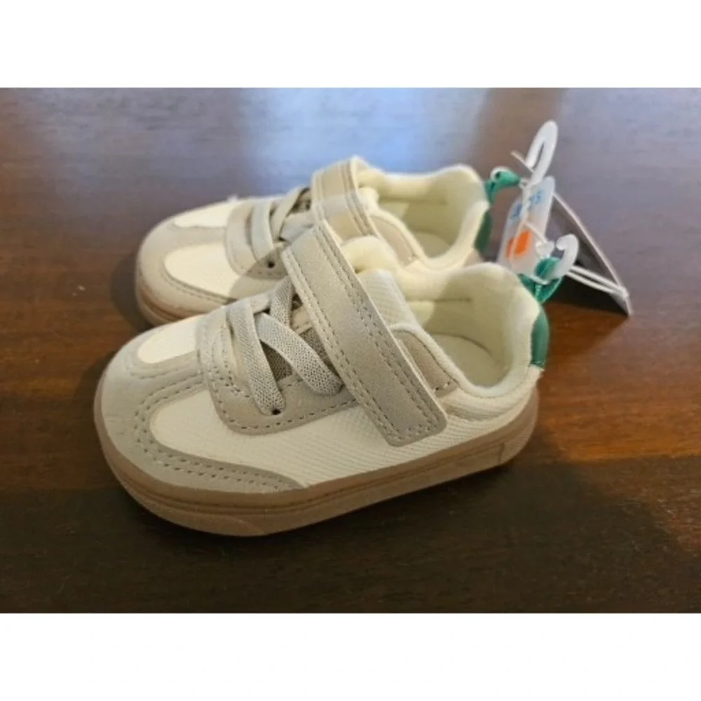 Carter's‎ Just One You® Toddler Boys' First Walker Sneakers Khaki 3 Machine Wash